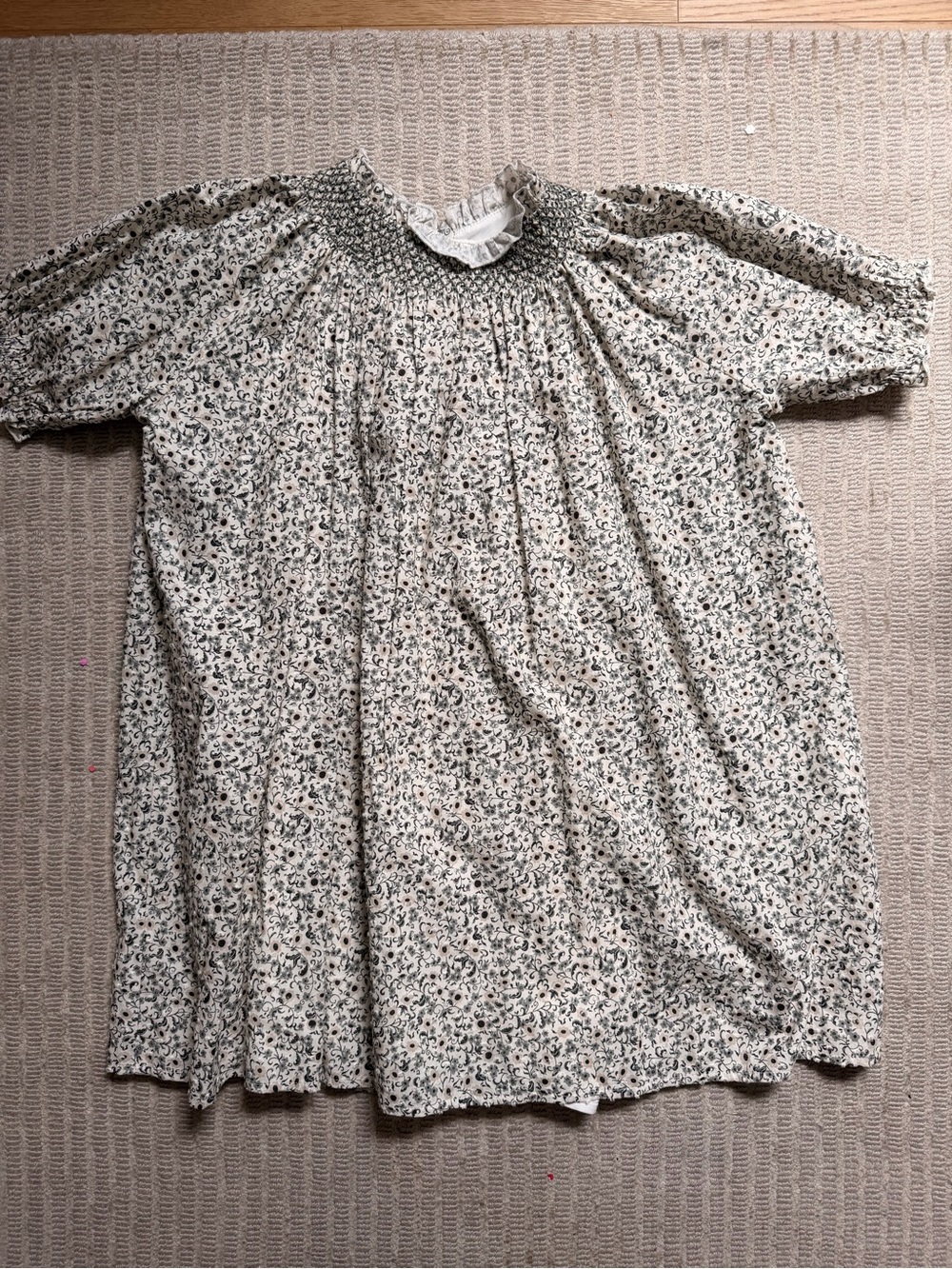 Noralee / Rylee and Cru Girls' Floral Smocked Neck Dress